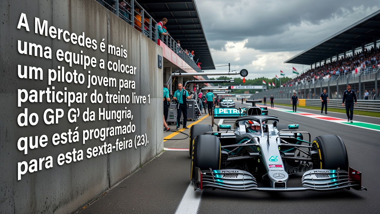 Mercedes Escala Vesti no Lugar de Antonelli no TL1 da Hungria