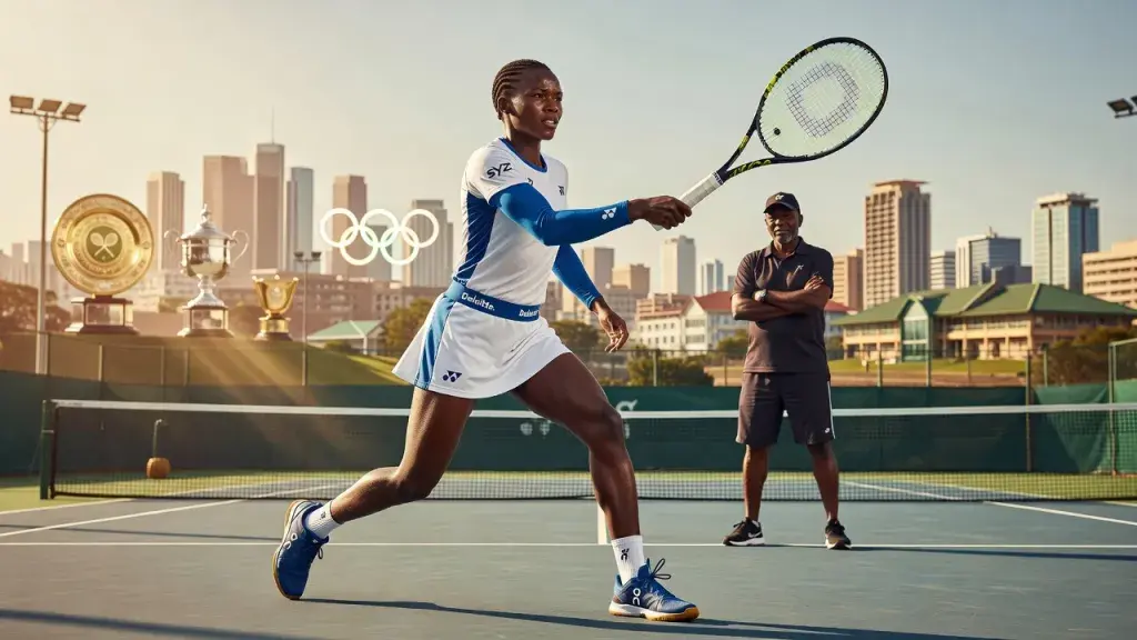 Okutoyi mira Grand Slam e Olimpíadas e escreve novo capítulo no tênis africano