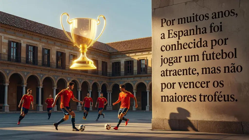 For many years, **Spain** was known for playing attractive football, but not for winning the biggest trophies.